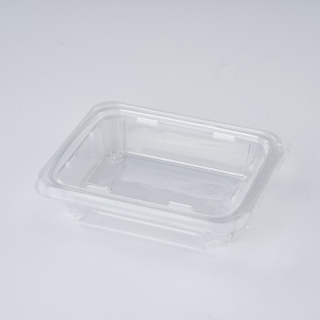 GLD-001-40 High-Clarity Anti-Fog Hinged Container